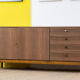 Vintage Scandinavian Enfilade – 165 cm