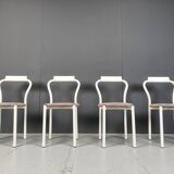 Set of 4 calligaris dining chairs, 1980s