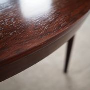 Round rosewood table, Danish design, 1960s, designer: Severin Hansen
