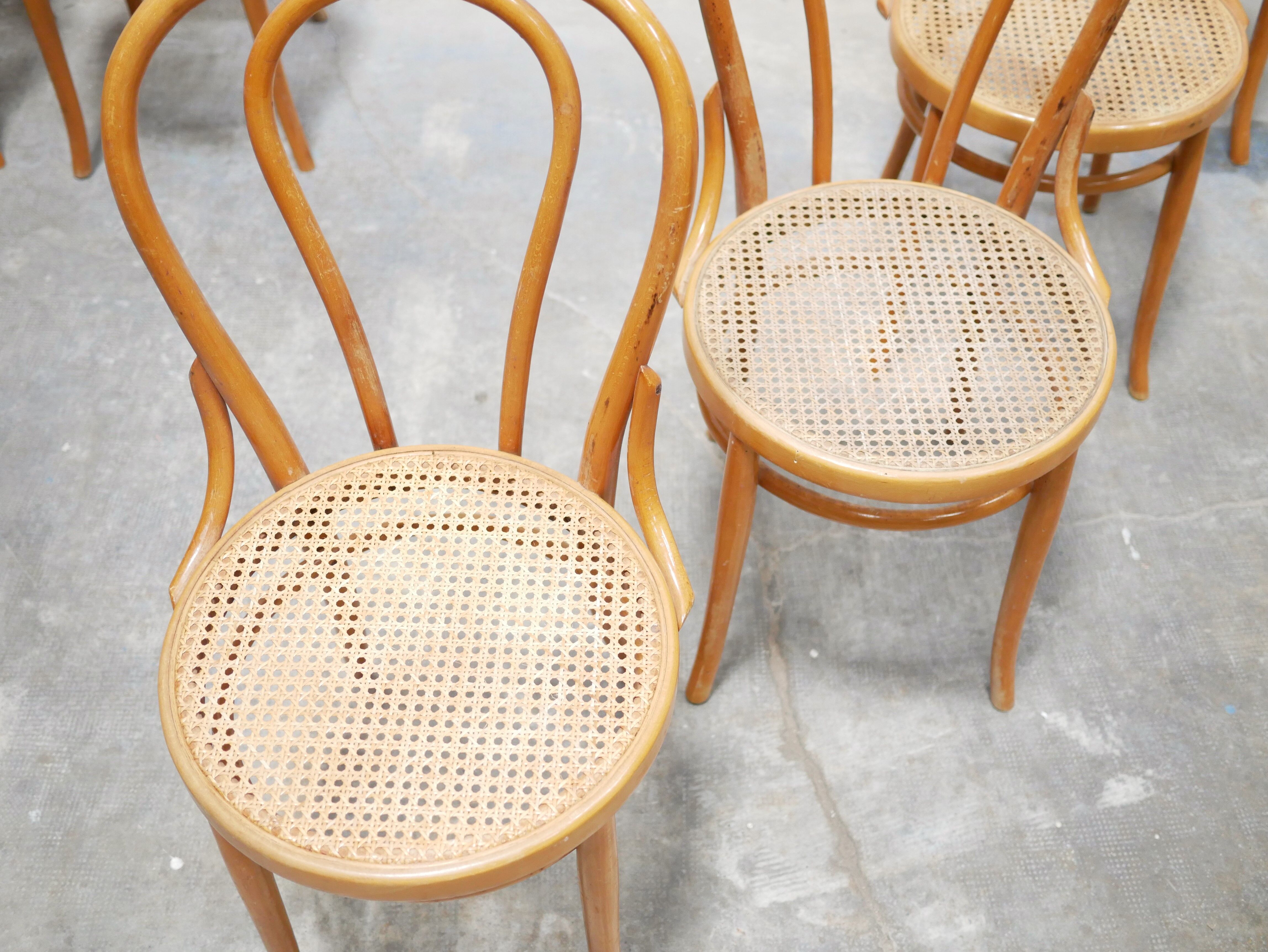 Vintage bistro chair cannée