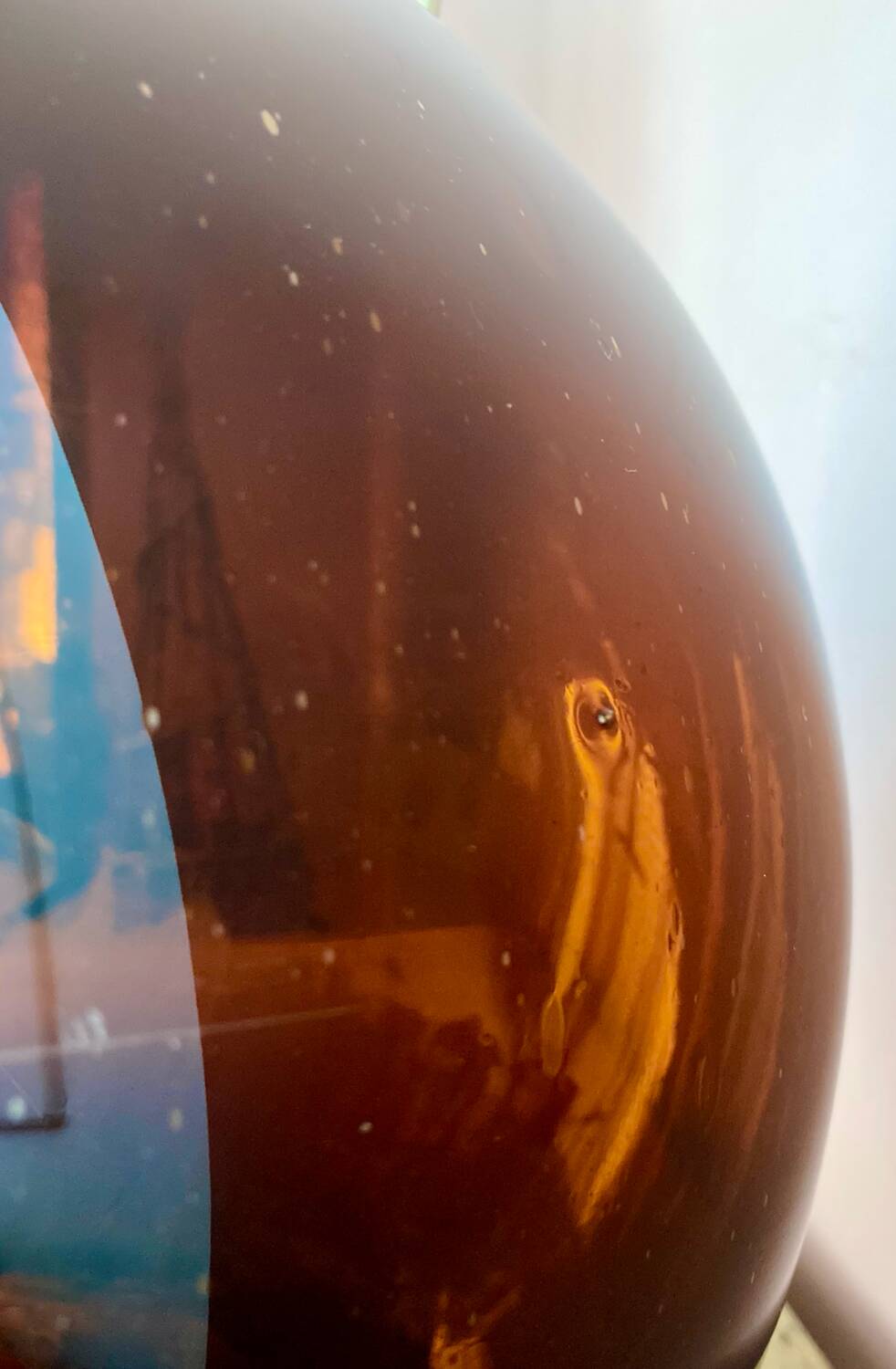 Antique amber demijohn 25-30L