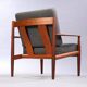 pair of teak armchairs by Grete Jalk model 118, Denmark 1963