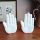 Ceramic hand bookends