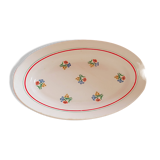 Oval dish. Gien.