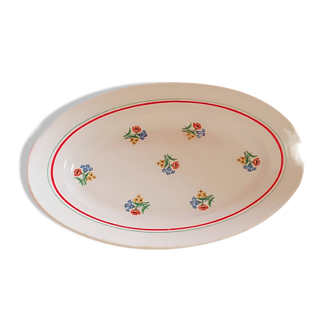 Oval dish. Gien.