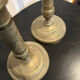 Paire de bougeoirs en bronze
