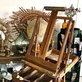 Old collapsible wooden painter's easel