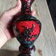 Cinnabar vases
