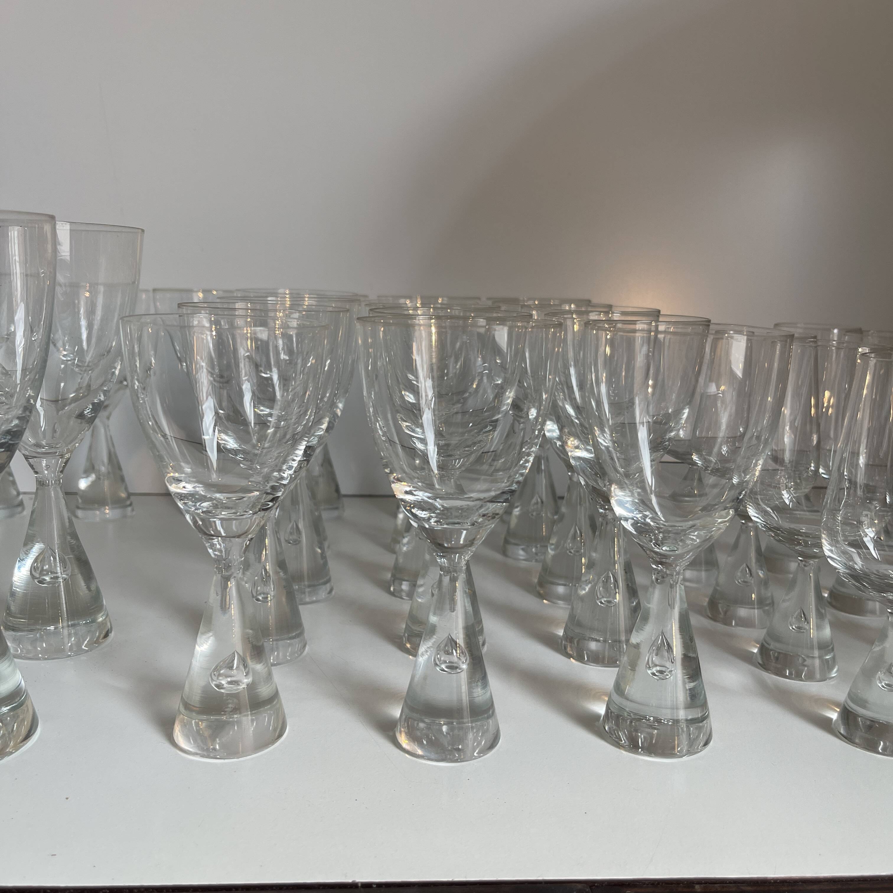 Bent Severin / Holmegaard "Princess" Design service 33 pieces: Denmark 1958