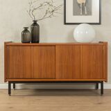 Buffet en placage de noyer, années 50