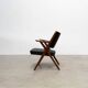 Leather lounge chair by Dal Vera