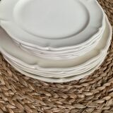 Set of 6 plates with white starter or dessert Manoir from Villeroy & Boch