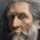 Oil on canvas portrait of a man with a beard xxth by aimé 1999