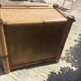 Commode bambou vintage