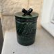 Vintage 1960 ceramic covered pot signed Accolay