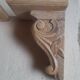 Applique, console bois