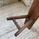 Banc en noyer massif 230 cm