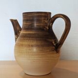 Pichet Longchamp en céramique décorée à la main