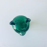 Vintage glass decanter in cat shape