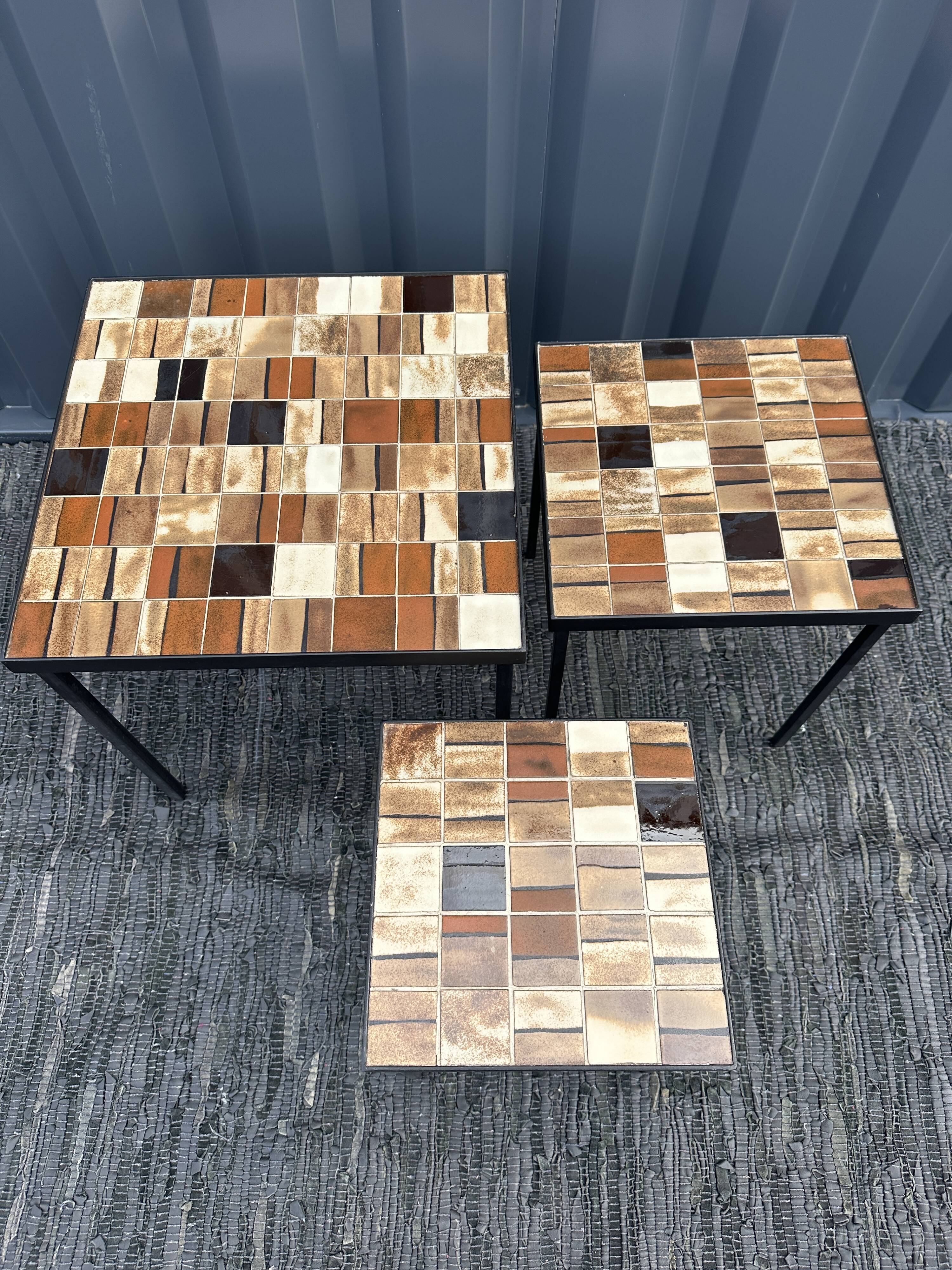 Mado jolain trio de tables basses