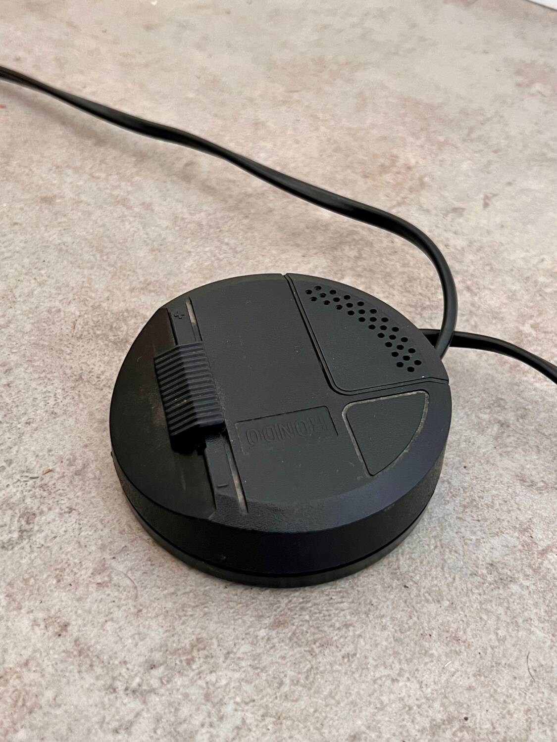 Old golden brass floor lamp with Italian design bulb from the 70s vintage