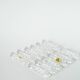 Set of 12 crystal knife rests, 1950