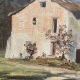 Landscape painting signed