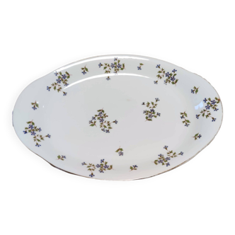 Soupière de taille moyenne - limoges -motif floral - bleuet