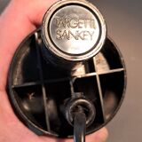 1970 Targetti Sankey workshop lamp in brushed aluminum.