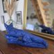 Sculpture années 50 bleu Klein