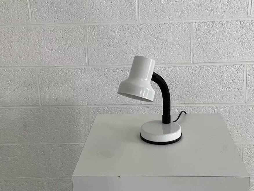 Lampe de bureau industriel gris