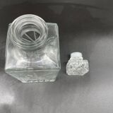 Vintage, whisky decanter, bottle, pitcher, cork, diamond décor, vegetable, 1960s, 1970s, Italy