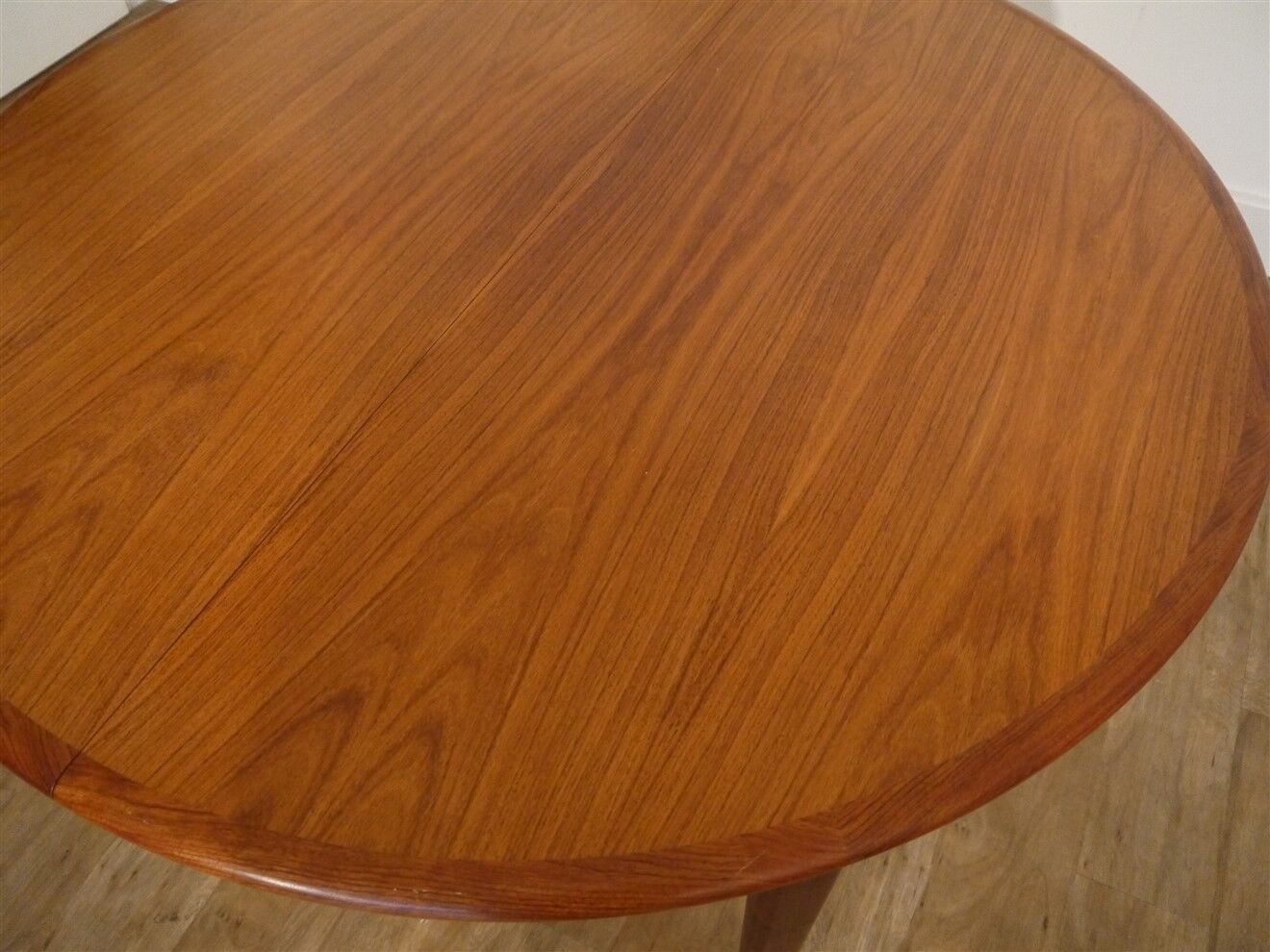 Danish extendable teak dining table 1960