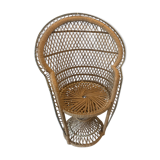 Large wicker chair for dolls