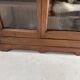 Pair of display cabinets in solid cherry wood from the 19th century.