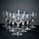 SAINT-LOUIS 10 stemmed glasses in cut crystal MASSENET Size 75