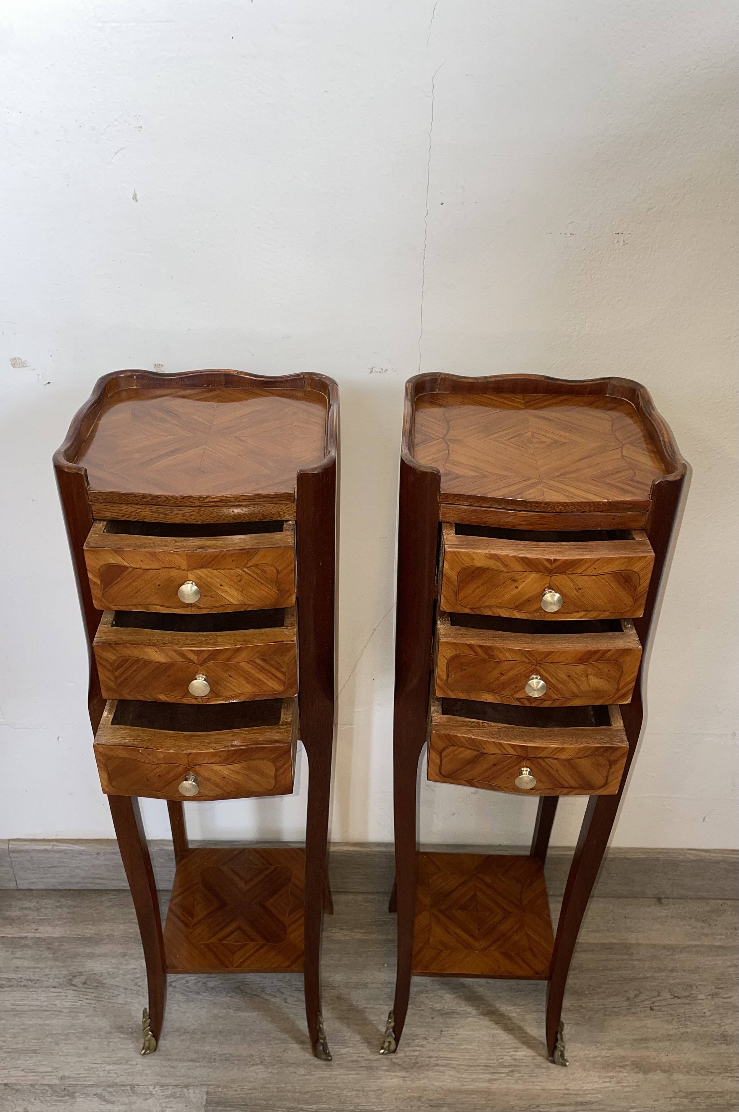 Paire de chevet de style Louis XV