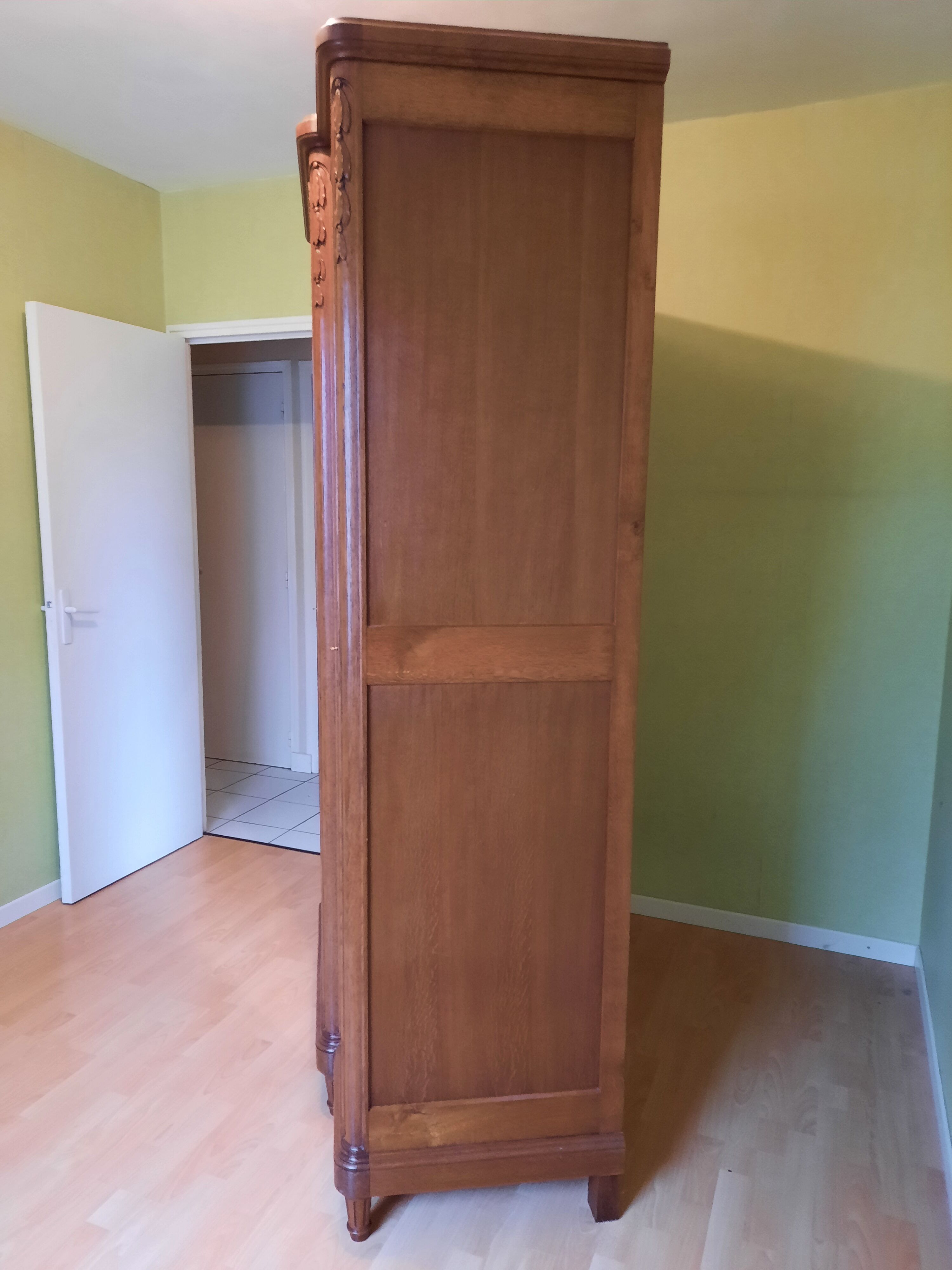 3-door art deco cabinet