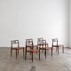 Set of 6 "Mod. 79" dining chairs in rosewood by Niels Moller