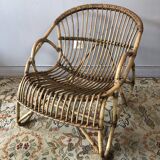 Rattan basket chair