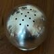 Silver-plated metal shaker ball, Art Deco, around 1930