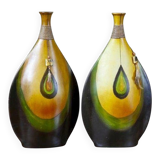 Late 20th Century African Vases, 1950s, Set of 2