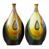 Late 20th Century African Vases, 1950s, Set of 2
