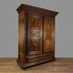 Armoire Bourguignonne époque Louis XIII A Pointes De Diamant