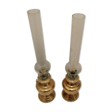 1 PAIR OF COPPER OIL LAMP