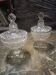19th century cut crystal drageoirs