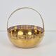 Art Deco Brass Bowl by Fischer Göppingen, 1920s