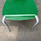 Postmodern green Italian accent chair, 1980s
