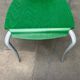 Postmodern green Italian accent chair, 1980s