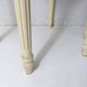 paire de chevets tables de nuit ivoire vintage de style Louis XVI
